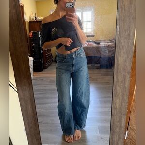 Zara Blue Flare & Wide Leg Women's Jeans